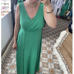 Robe longue verte