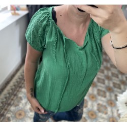 Blouse verte