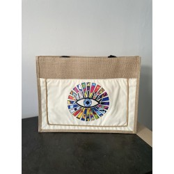 Sac en toile de jute oeil...