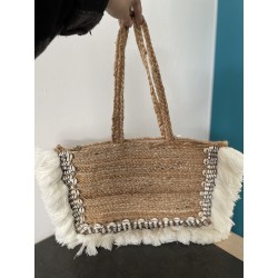 Sac de plage avec franges